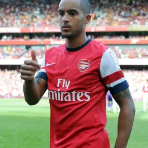 Theo Walcott Gears Up: Arsenal vs. Galatasaray, Emirates Cup 2013