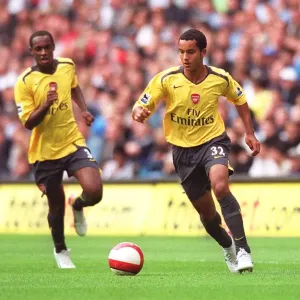 Théo Walcott und Justin Hoyte (Arsenal)