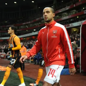 Theo Walcott Leads Arsenal in FA Cup Match against Hull City, 2015