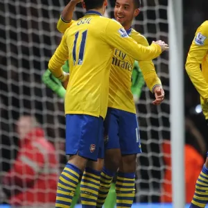 Theo Walcott and Mesut Ozil's Stunning Goals: West Ham United vs. Arsenal (2013-14)