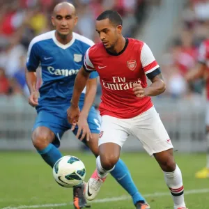 Theo Walcott Outmaneuvers Zeshan Rehman: Kitchee FC vs. Arsenal FC, 2012 Theo Walcott Outmaneuvers Zeshan Rehman: Kitchee FC vs. Arsenal FC, 2012