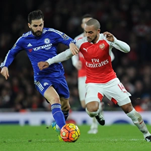 Theo Walcott Outsmarts Cesc Fabregas: Arsenal vs. Chelsea, Premier League 2015-16
