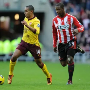 Theo Walcott Outspeeds Titus Bramble: Sunderland vs. Arsenal, Premier League 2012-13