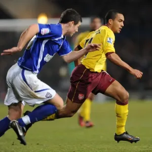 Theo Walcott Scores in Arsenal's 1:0 Carling Cup Semi-Final Win over Ipswich Town
