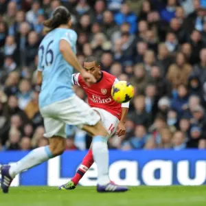 Theo Walcott Scores Arsenal's Second Goal: Manchester City vs Arsenal (2013-14) Theo Walcott Scores Arsenal's Second Goal: Manchester City vs Arsenal (2013-14)