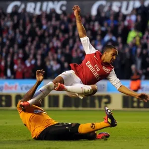 Theo Walcott Scores the Decisive Goal Against Wolverhampton Wanderers, 2011-12 Season Theo Walcott Scores the Decisive Goal Against Wolverhampton Wanderers, 2011-12 Season