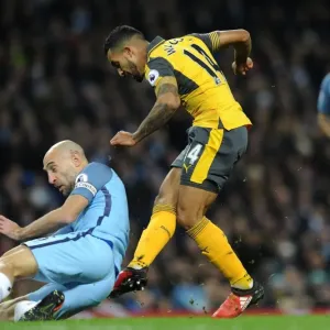 Theo Walcott Scores Dramatic Goal Against Manchester City's Pablo Zabaleta (Premier League 2016-17) Theo Walcott Scores Dramatic Goal Against Manchester City's Pablo Zabaleta (Premier League 2016-17)