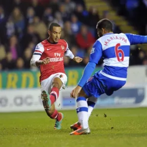 Theo Walcott Scores Fifth Goal Past Adrian Mariappa in Reading vs. Arsenal (2012-13)