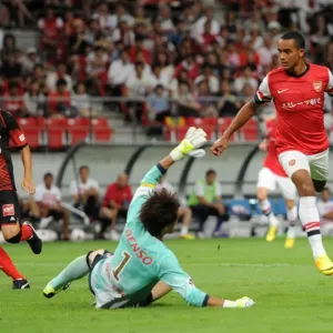 Theo Walcott Scores Against Nagoya Grampus in Arsenal's 2013 Pre-Season Match