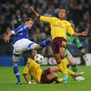 Theo Walcott Scores Past Benedikt Howedes: Arsenal's First Goal vs. Schalke 04, UEFA Champions League 2012 Theo Walcott Scores Past Benedikt Howedes: Arsenal's First Goal vs. Schalke 04, UEFA Champions League 2012