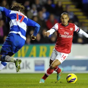 Theo Walcott Scores Past Kaspars Gorkss: Reading vs. Arsenal, Premier League 2012-13