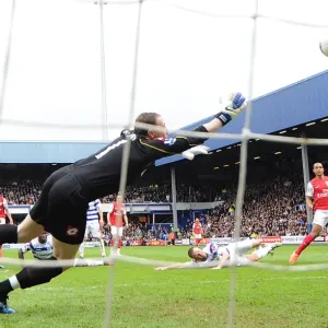 Theo Walcott Scores Past Paddy Kenny: Queens Park Rangers vs. Arsenal, Premier League 2011-12