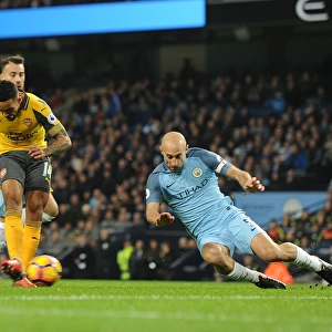 Theo Walcott Scores Past Zabaleta: Manchester City vs. Arsenal, Premier League 2016-17
