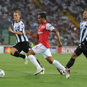 Theo Walcott Scores the Second Goal: Arsenal's Victory over Udinese in the UEFA Champions League Play-Off (2011) Theo Walcott Scores the Second Goal: Arsenal's Victory over Udinese in the UEFA Champions League Play-Off (2011)