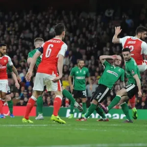 Theo Walcott Scores the Winner Print