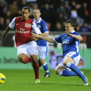 Theo Walcott Surges Past Gary Caldwell: Wigan Athletic vs. Arsenal, Premier League 2011-12