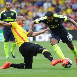 Theo Walcott vs. Adlene Guedioura: A Premier League Battle at Vicarage Road (Watford vs. Arsenal, 2016-17) Theo Walcott vs. Adlene Guedioura: A Premier League Battle at Vicarage Road (Watford vs. Arsenal, 2016-17)
