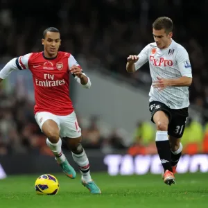 Theo Walcott vs. Alex Kacaniklic: A Premier League Showdown at Emirates Stadium (2012-13)