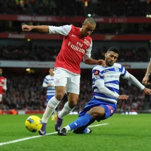 Theo Walcott vs. Armand Traore: A Battle in the Arsenal v Queens Park Rangers Premier League Clash (December 2011)