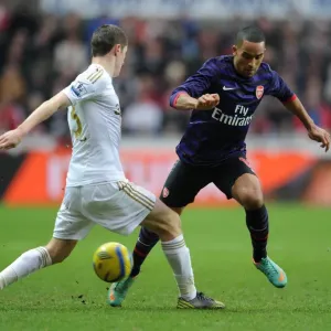 Theo Walcott vs Ben Davies: Clash in the FA Cup Third Round between Swansea and Arsenal Theo Walcott vs Ben Davies: Clash in the FA Cup Third Round between Swansea and Arsenal