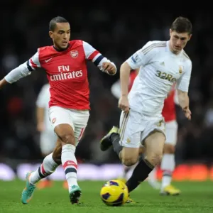 Theo Walcott vs. Ben Davies: A Premier League Battle at Emirates Stadium (Arsenal vs. Swansea, 2012-13) Theo Walcott vs. Ben Davies: A Premier League Battle at Emirates Stadium (Arsenal vs. Swansea, 2012-13)
