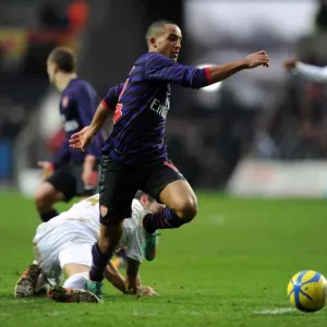 Theo Walcott vs Chico Flores: A FA Cup Battle at Swansea Theo Walcott vs Chico Flores: A FA Cup Battle at Swansea