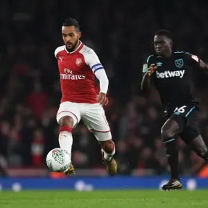 Theo Walcott vs. Domingos Quina: A Carabao Cup Battle at Emirates Stadium Theo Walcott vs. Domingos Quina: A Carabao Cup Battle at Emirates Stadium