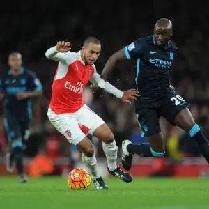 Theo Walcott vs Eliaquim Mangala: A Battle in the Arsenal vs Manchester City Rivalry (2015-16 Premier League) Theo Walcott vs Eliaquim Mangala: A Battle in the Arsenal vs Manchester City Rivalry (2015-16 Premier League)