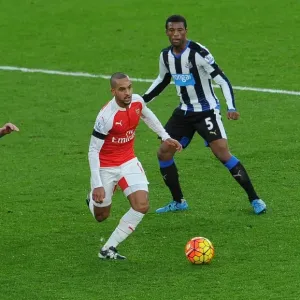 Theo Walcott vs. Fabricio Coloccini and Georginio Wijnaldum: A Battle at the Emirates