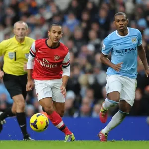 Theo Walcott vs Fernandinho: Battle at the Etihad - Manchester City vs Arsenal (2013-14) Theo Walcott vs Fernandinho: Battle at the Etihad - Manchester City vs Arsenal (2013-14)