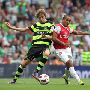 Theo Walcott vs Filip Twardzik Print: Emirates Cup Pre-Season Match Theo Walcott vs Filip Twardzik Print: Emirates Cup Pre-Season Match