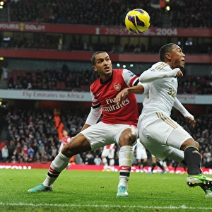 Theo Walcott vs. Jonathan De Guzman: Intense Battle at Arsenal v Swansea (2012-13)