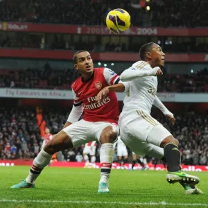 Theo Walcott vs. Jonathan De Guzman: Intense Battle at Arsenal v Swansea (2012-13) Theo Walcott vs. Jonathan De Guzman: Intense Battle at Arsenal v Swansea (2012-13)