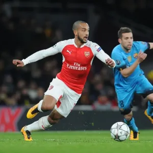 Theo Walcott vs. Jordi Alba: A Battle of Wings in Arsenal vs. Barcelona Champions League Clash (2015/16) Theo Walcott vs. Jordi Alba: A Battle of Wings in Arsenal vs. Barcelona Champions League Clash (2015/16)