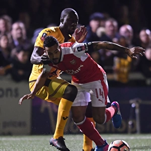 Theo Walcott vs. Kevin Amankwaah: A FA Cup Battle at Sutton United (2017)