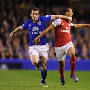 Theo Walcott vs Leighton Baines: A Premier League Rivalry Ignites at Goodison Park (2011-12)