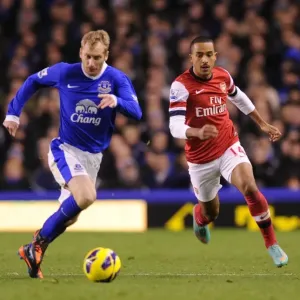 Theo Walcott vs. Tony Hibbert: A Football Rivalry at Goodison Park (Everton vs. Arsenal, 2012-13)