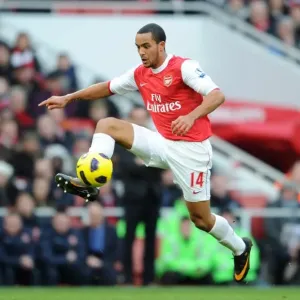 Theo Walcott Print - Premier League Match Action