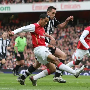 Theo Walcott's Brace Leads Arsenal to 3-0 FA Cup Victory over Newcastle United, 2008