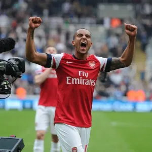 Theo Walcott's Celebration: Arsenal's Victory over Newcastle United (2012-13) Theo Walcott's Celebration: Arsenal's Victory over Newcastle United (2012-13)