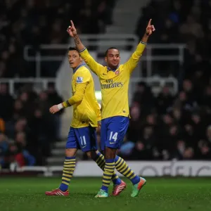 Theo Walcott's Double: Arsenal's Triumph over West Ham United in the Premier League (December 2013)