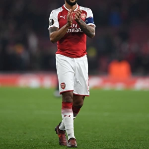 Theo Walcott's Emotional Reaction: Arsenal FC vs Crvena Zvezda, UEFA Europa League