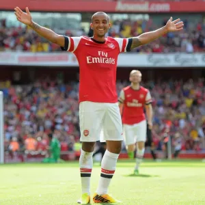 Theo Walcott's Euphoric Goal Celebration: Arsenal vs. Galatasaray, Emirates Cup 2013