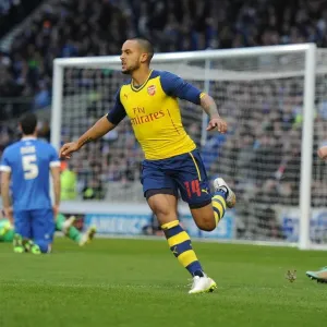 Theo Walcott's FA Cup Stunner: Arsenal's Euphoric Celebration at Brighton & Hove Albion Theo Walcott's FA Cup Stunner: Arsenal's Euphoric Celebration at Brighton & Hove Albion