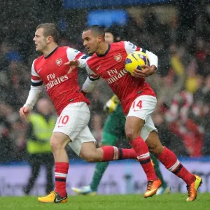 Theo Walcott's Game-Winning Goal: Jack Wilshere's Emotional Reaction (Chelsea vs. Arsenal, 2012-13)