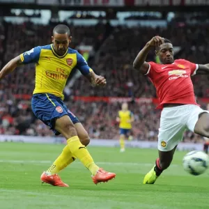 Theo Walcott's Game-Winning Goal: Manchester United vs. Arsenal, Premier League 2014-15 Theo Walcott's Game-Winning Goal: Manchester United vs. Arsenal, Premier League 2014-15