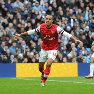 Theo Walcott's Goal: Manchester City vs. Arsenal, Premier League 2013-14 Theo Walcott's Goal: Manchester City vs. Arsenal, Premier League 2013-14