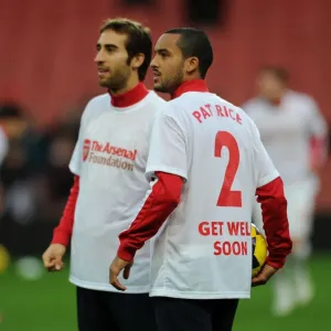 Theo Walcott's Heartfelt Tribute to Pat Rice Before Arsenal vs. Everton, 2013-14 Theo Walcott's Heartfelt Tribute to Pat Rice Before Arsenal vs. Everton, 2013-14