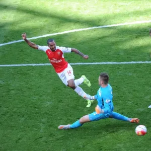 Theo Walcott's Stunning Goal Past Jack Butland: Arsenal vs Stoke City, Premier League 2015-16 Theo Walcott's Stunning Goal Past Jack Butland: Arsenal vs Stoke City, Premier League 2015-16