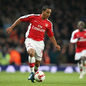 Theo Walcott's Thrilling 4:4 Showdown: Arsenal vs. Tottenham Hotspur, Barclays Premier League, Emirates Stadium (2008)
